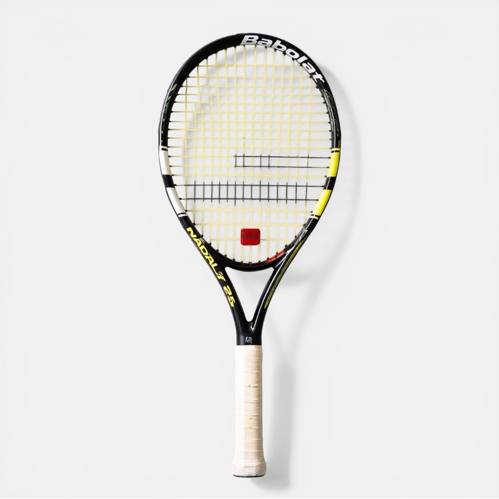 Babolat Nadal Junior 25 Tennis Racquet Black Yellow & ATP Dampener